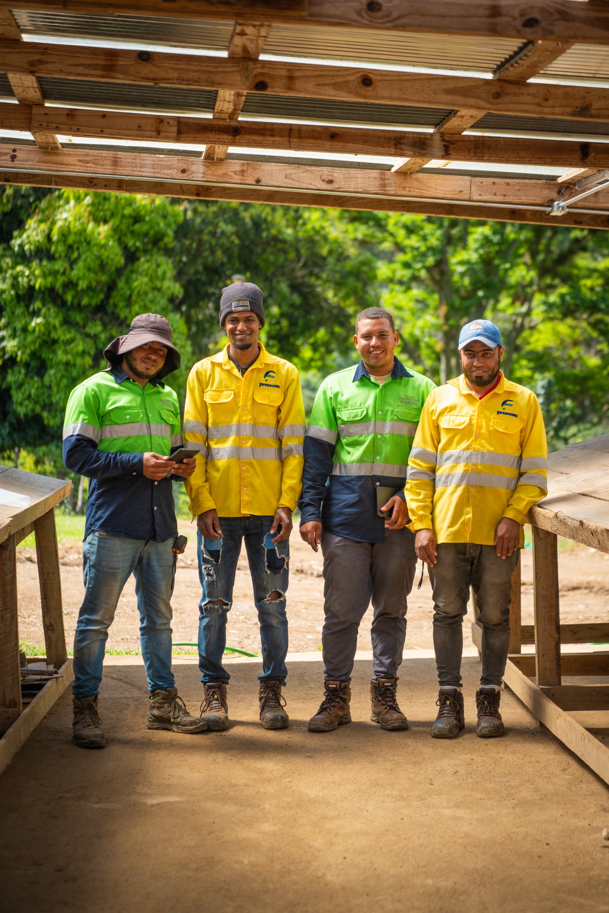 GoldQuest field team at the Romero camp